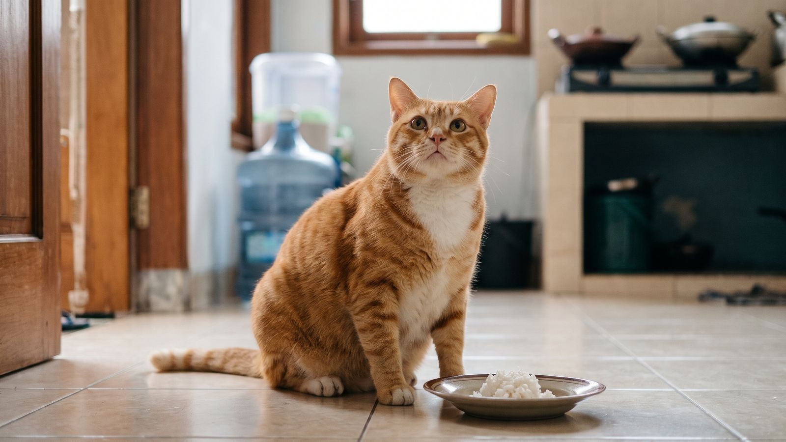 Apakah Kucing Makan Nasi Bisa Gemuk? Ini Kata Dokter Hewan dan Hasil Penelitiannya