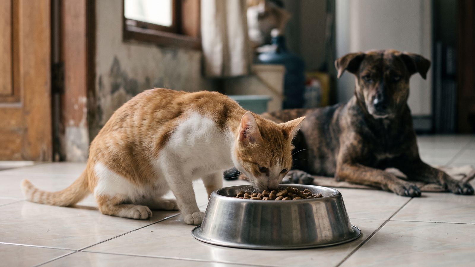 Apakah Makanan Kering Anjing Bisa untuk Kucing? Ini Penjelasan Dokter Hewan